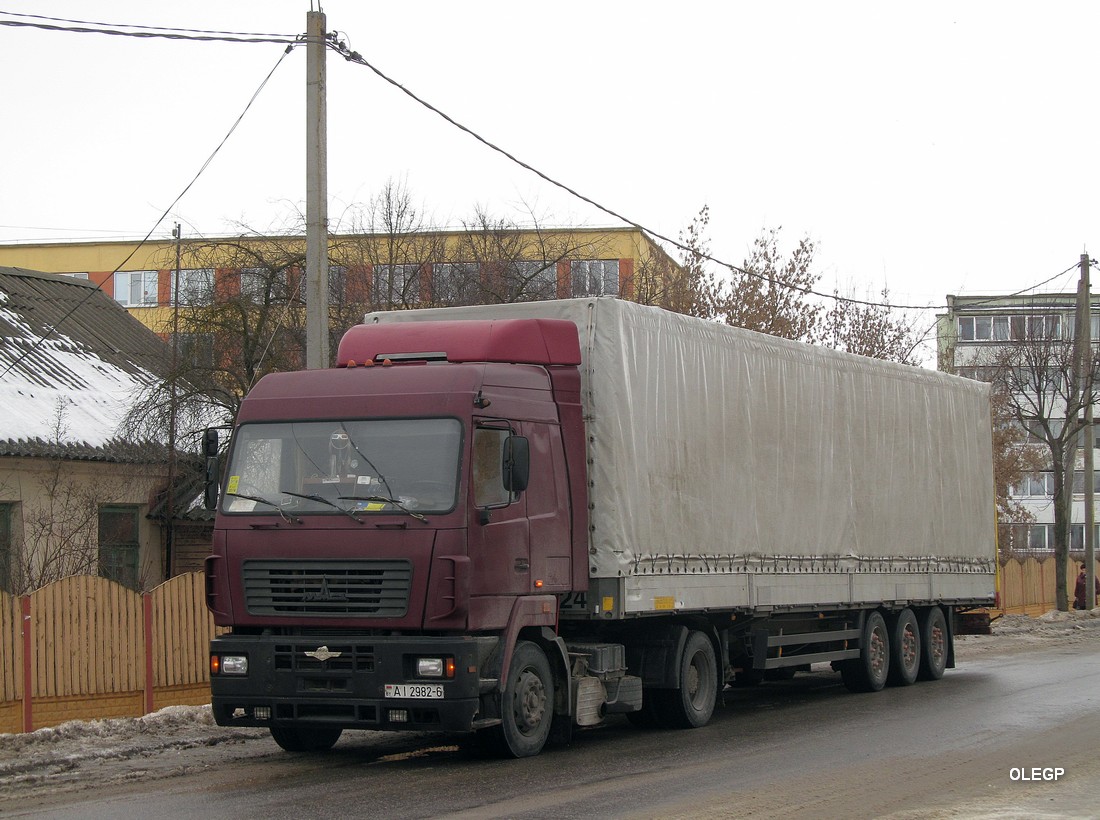 Могилёвская область, № АІ 2982-6 — МАЗ-5440 (общая модель)