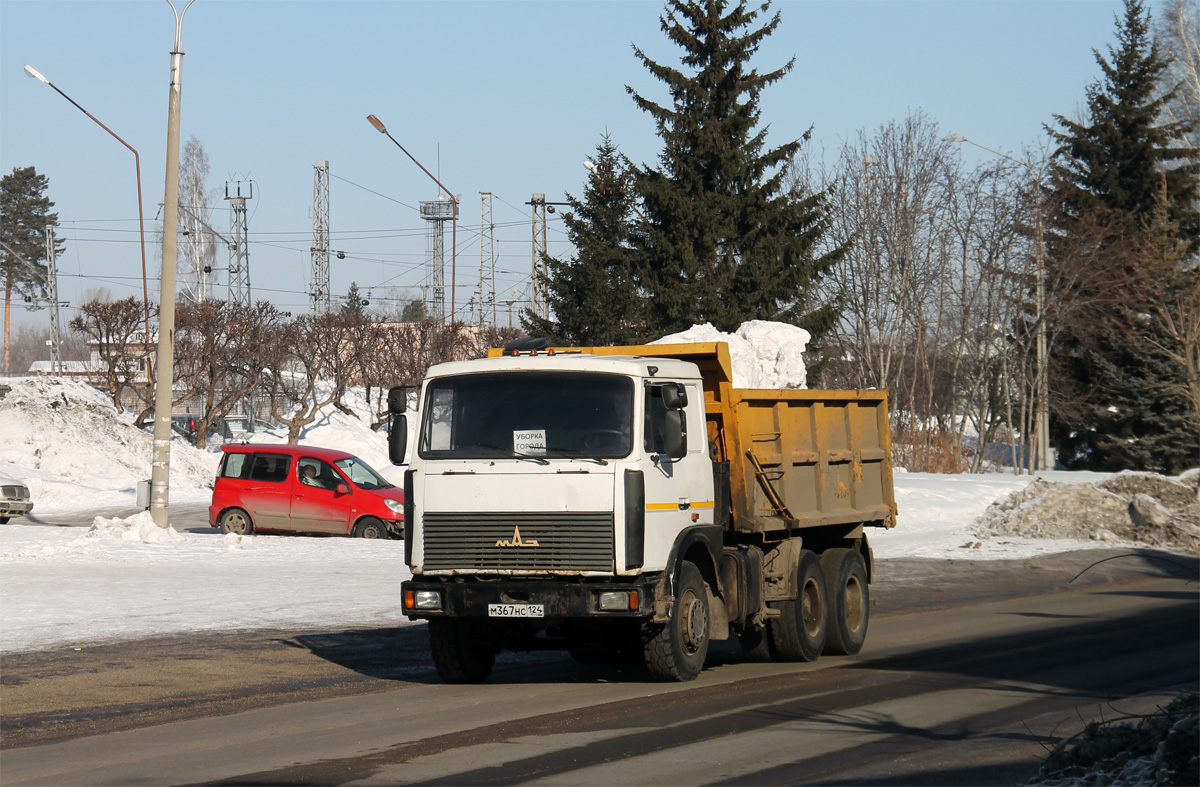 Красноярский край, № М 367 НС 124 — МАЗ-551605