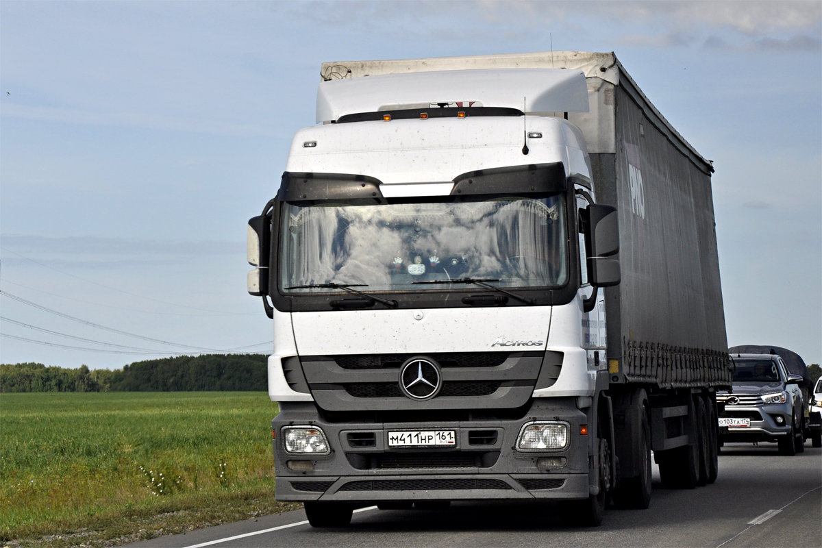 Ростовская область, № М 411 НР 161 — Mercedes-Benz Actros ('2009)