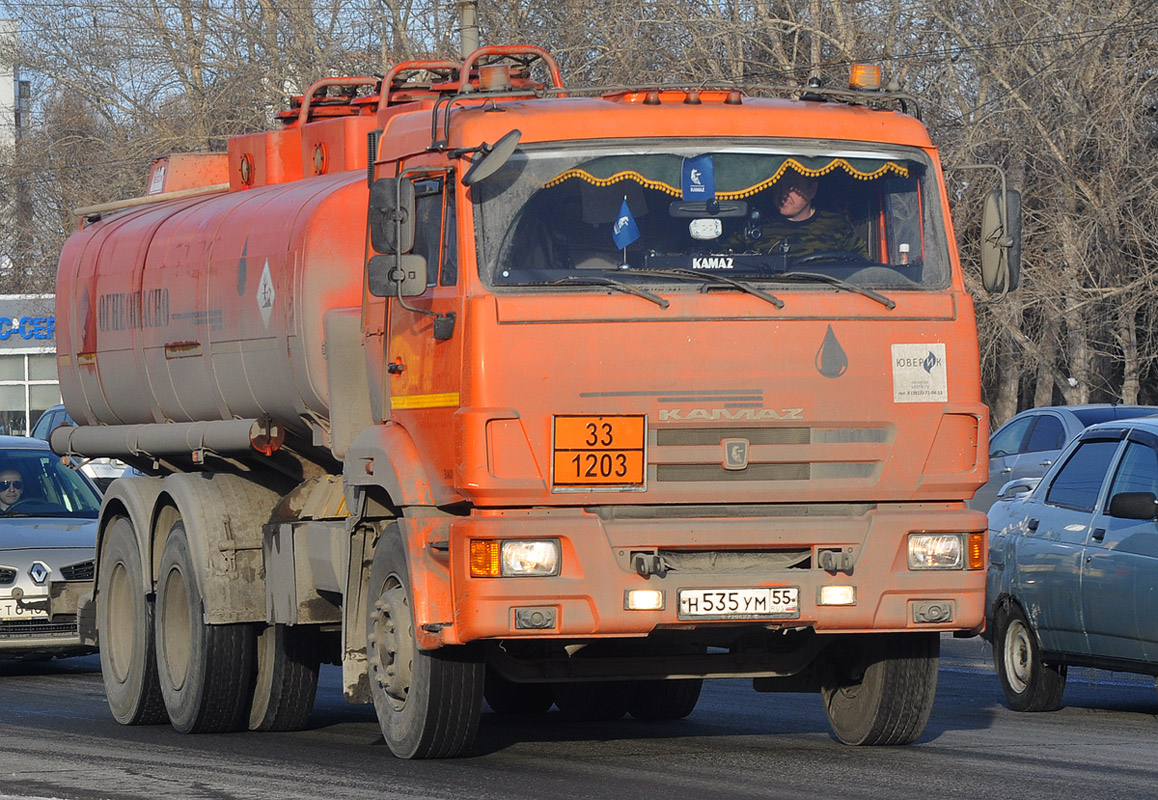 Омская область, № Н 535 УМ 55 — КамАЗ-65115 (общая модель)