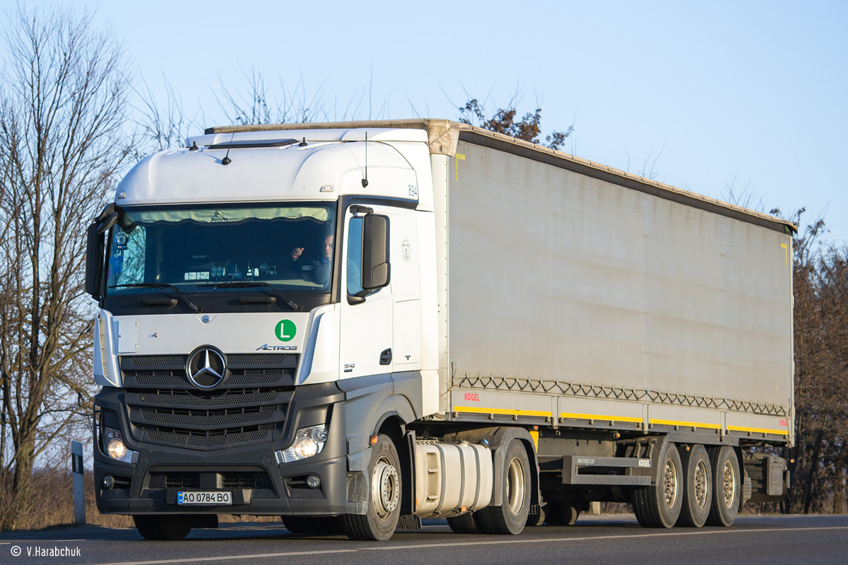 Закарпатская область, № АО 0784 ВО — Mercedes-Benz Actros ('2011) 1842