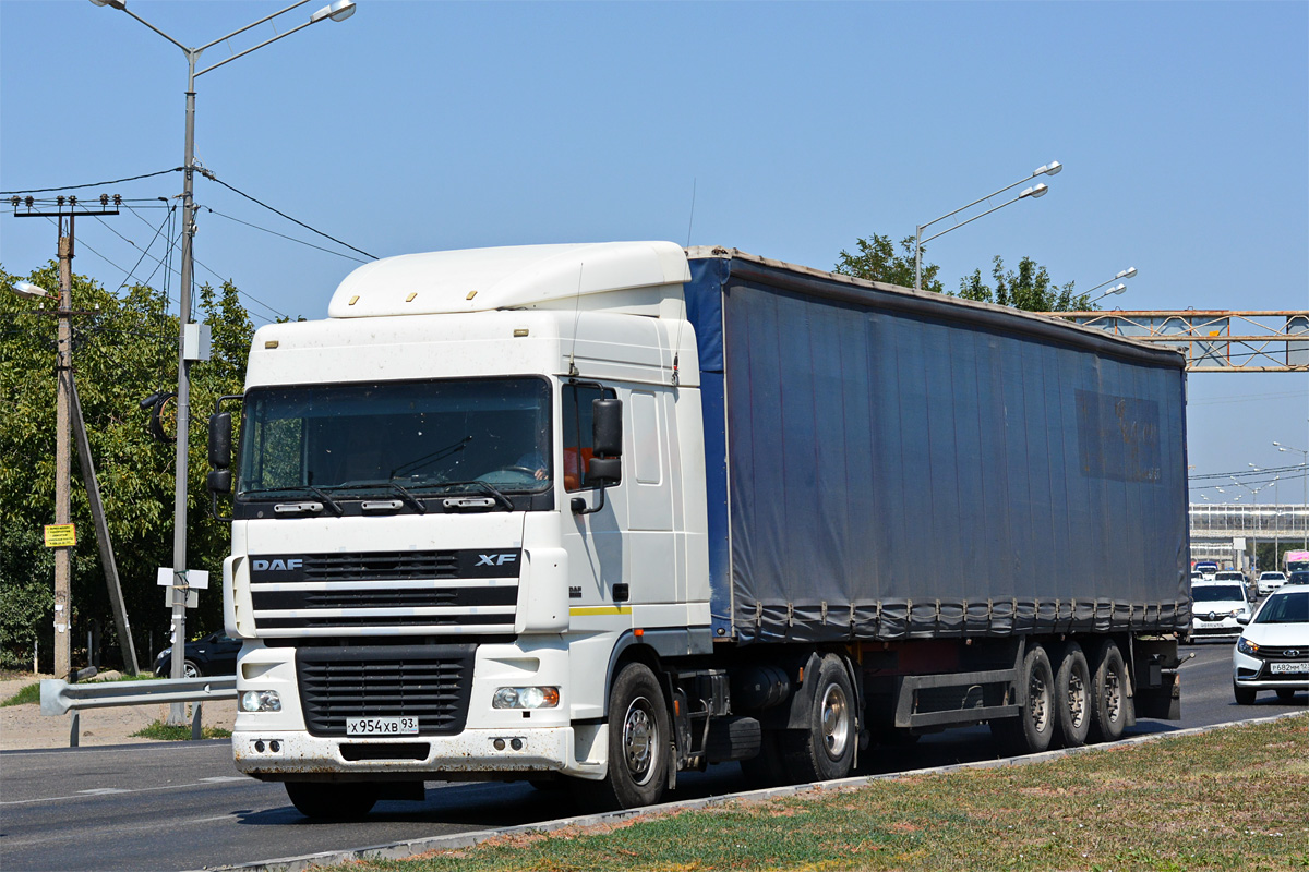 Краснодарский край, № Х 954 ХВ 93 — DAF XF95 FT