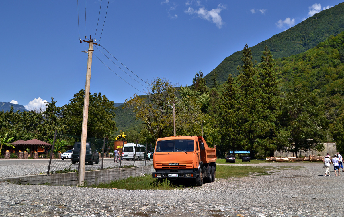 Абхазия, № М 495 АВ — КамАЗ-55111 (общая модель)