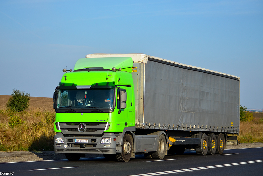 Хмельницкая область, № ВХ 8684 СЕ — Mercedes-Benz Actros ('2009) 1841