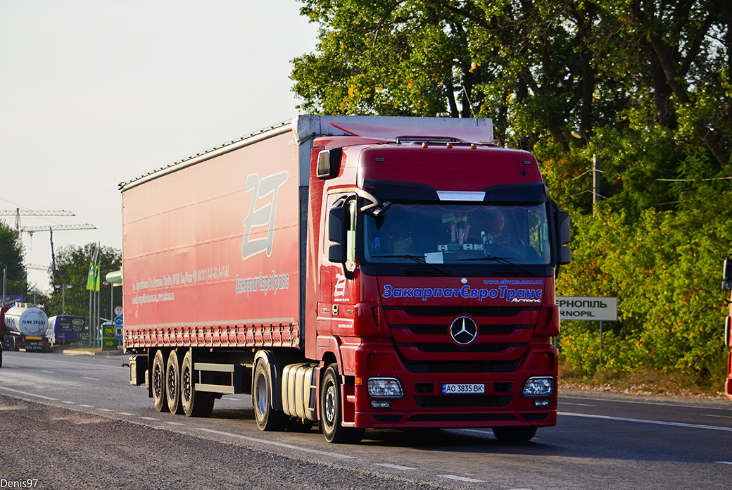 Закарпатская область, № 40 — Mercedes-Benz Actros ('2009) 1844