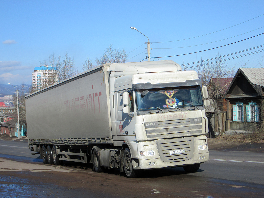 Красноярский край, № Т 097 КХ 124 — DAF XF105 FT