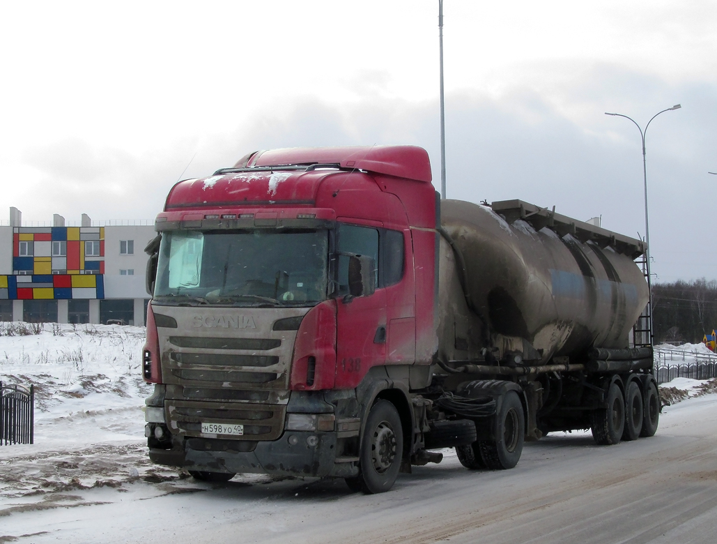 Калужская область, № Н 598 УО 40 — Scania ('2009) R420