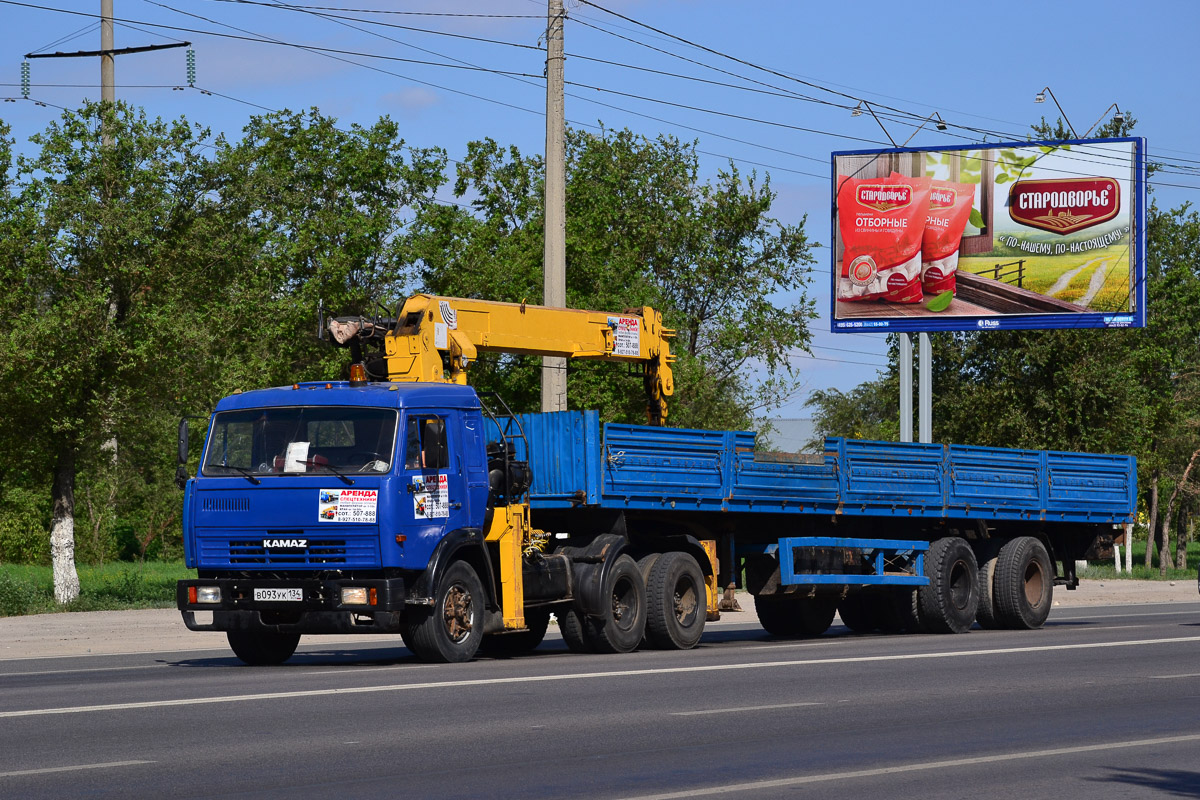 Волгоградская область, № В 093 УК 134 — КамАЗ-54112