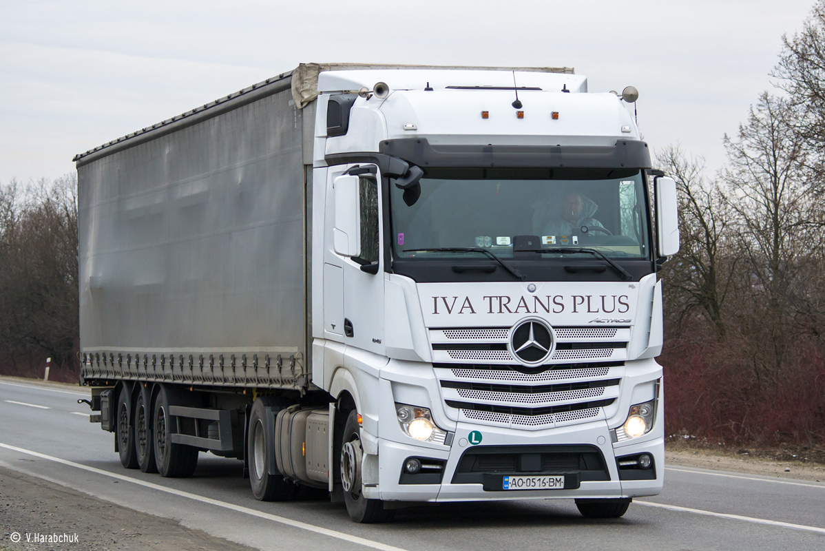 Закарпатская область, № АО 0516 ВМ — Mercedes-Benz Actros ('2011) 1845