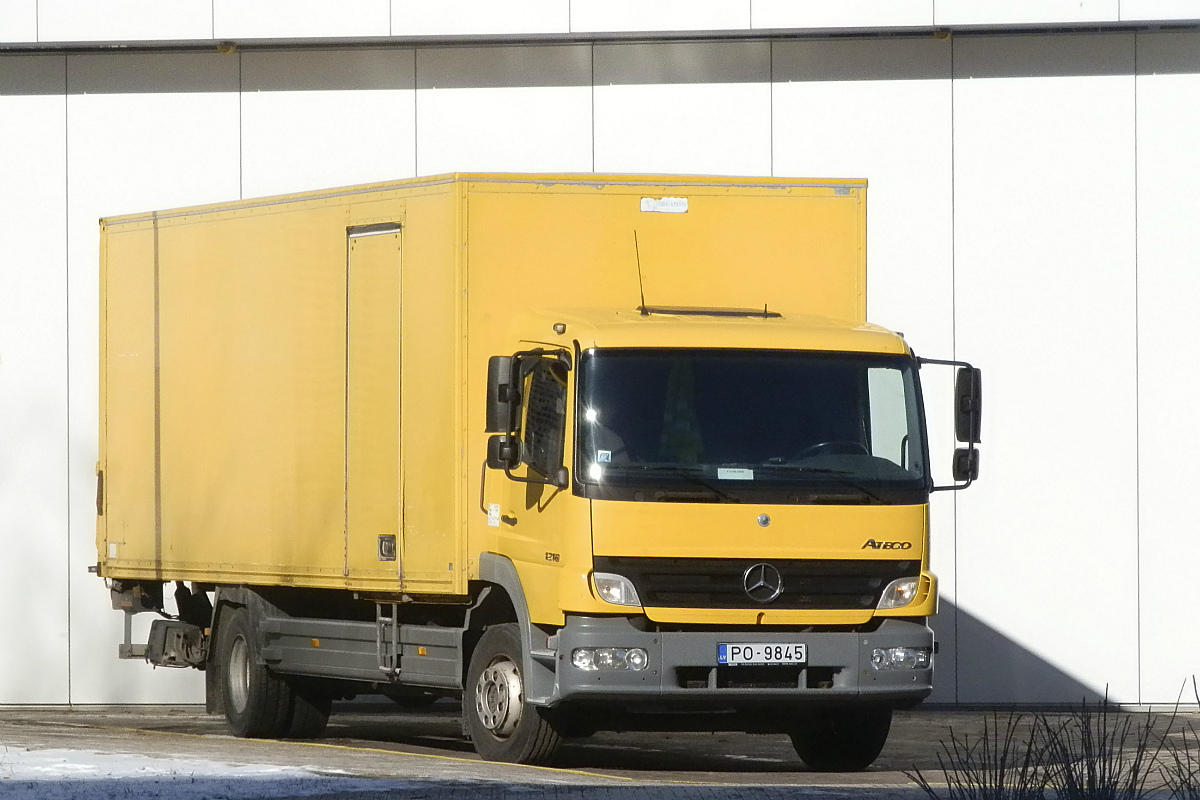 Латвия, № PO-9845 — Mercedes-Benz Atego 1218