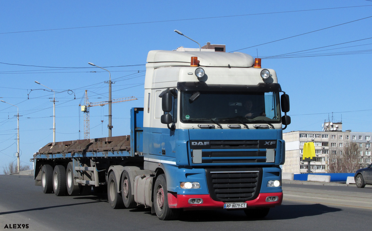 Запорожская область, № АР 8079 СТ — DAF XF105 FTG