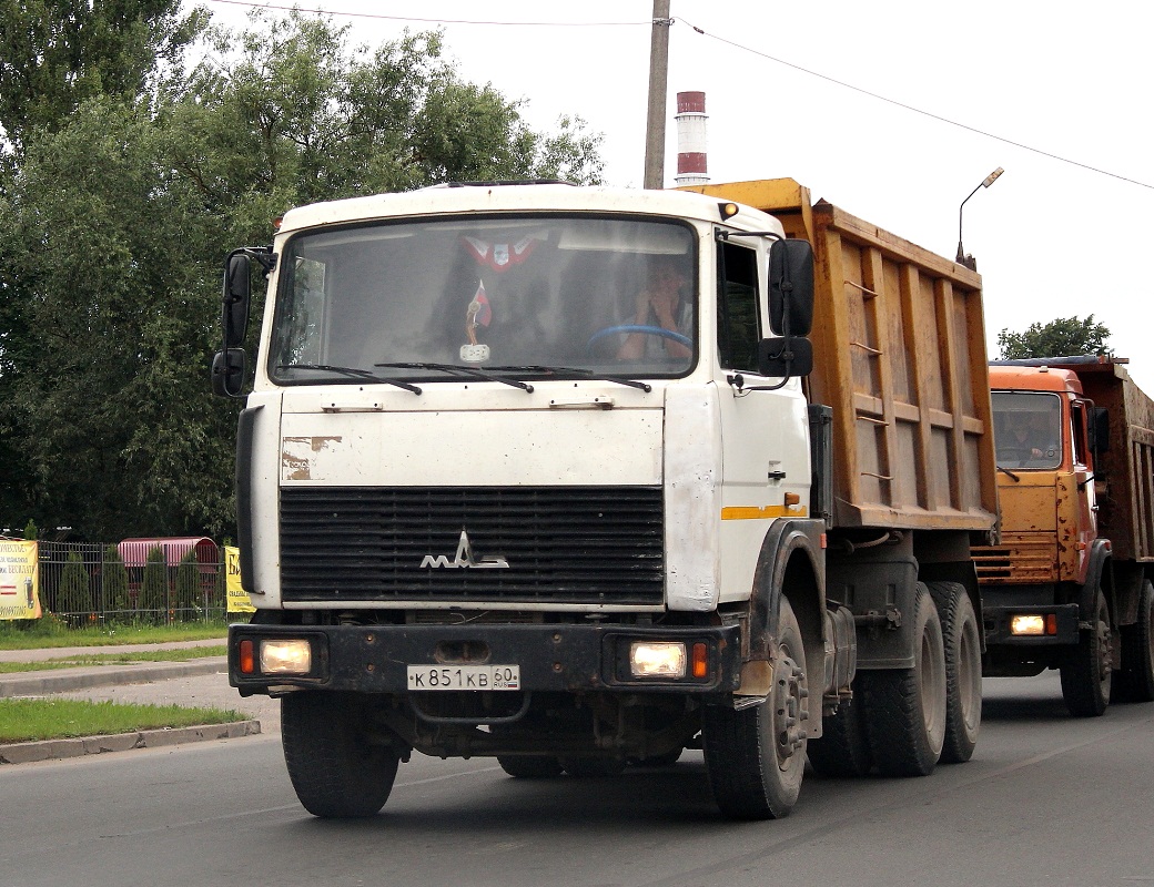 Псковская область, № К 851 КВ 60 — МАЗ-551605