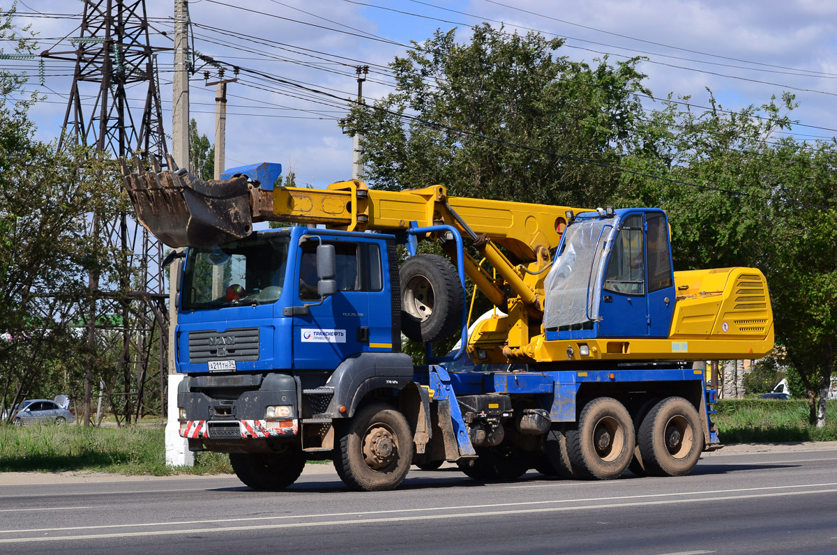 Волгоградская область, № А 211 ТН 34 — MAN TGA (общая модель)