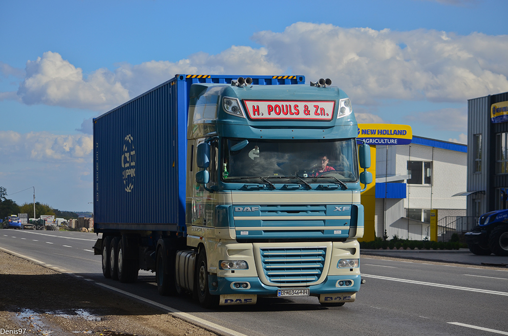 Одесская область, № ВН 0346 НН — DAF XF105 FTP