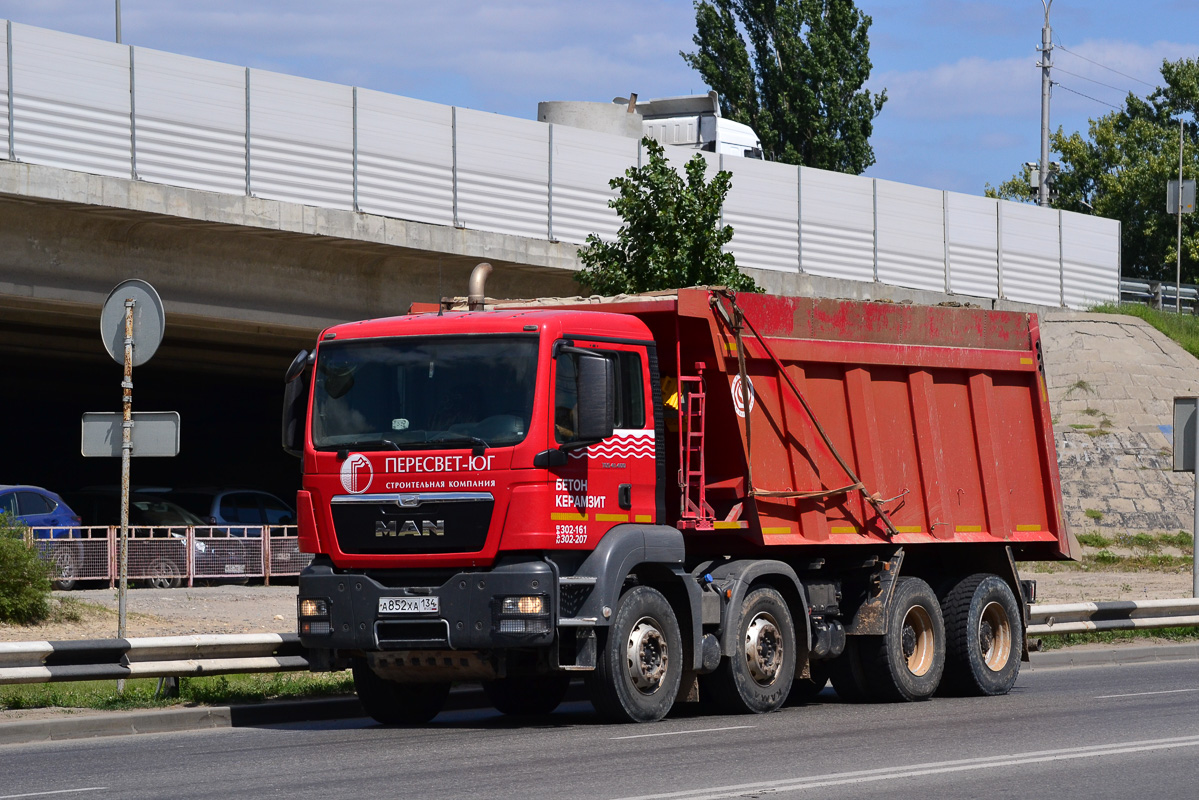 Волгоградская область, № А 852 ХА 134 — MAN TGS ('2007) 41.400