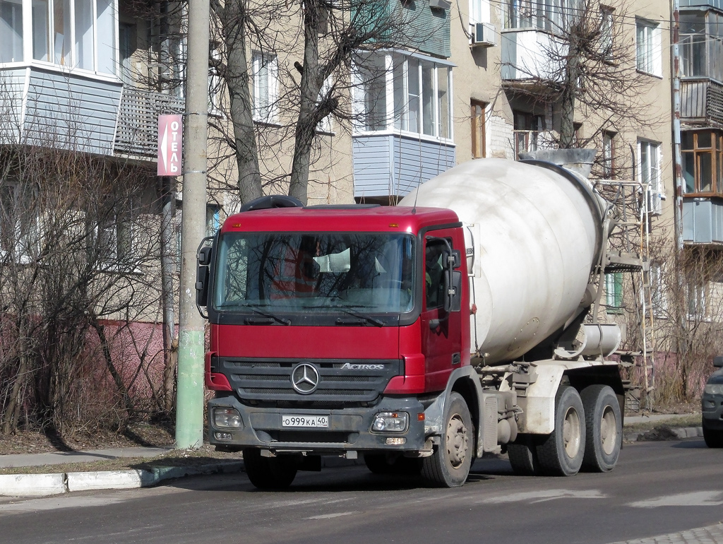 Калужская область, № О 999 КА 40 — Mercedes-Benz Actros ('2003)