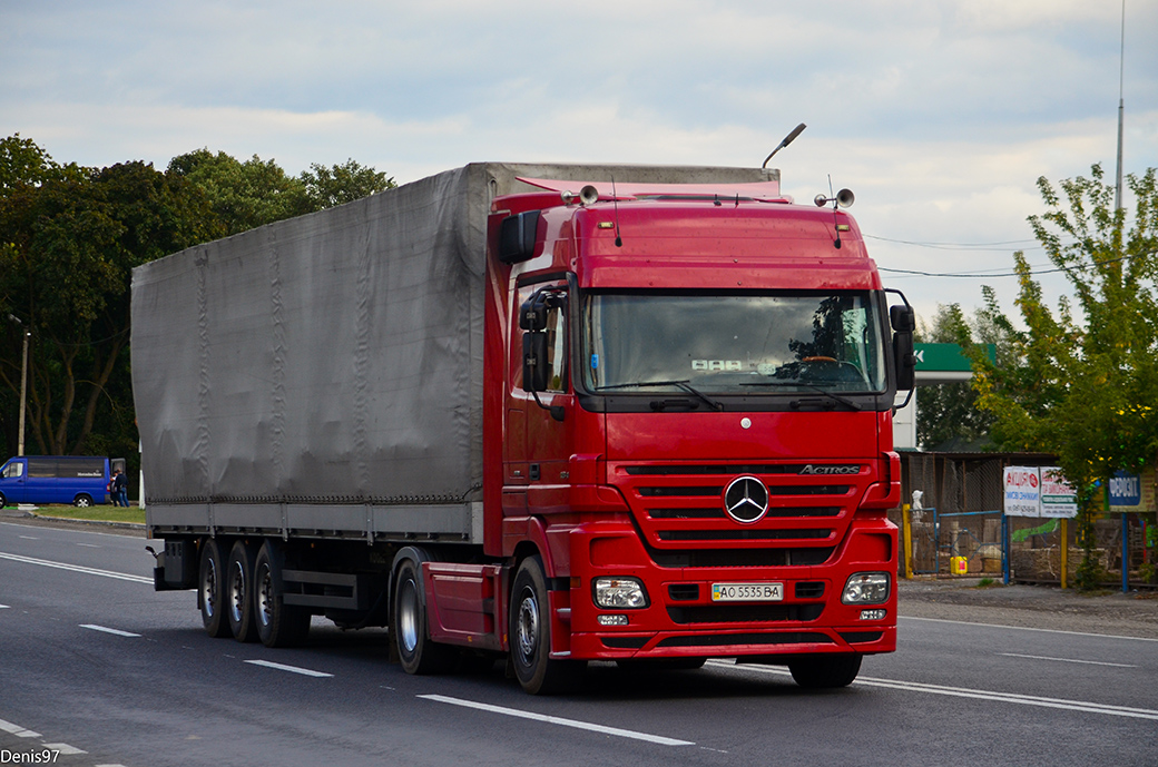 Закарпатская область, № АО 5535 ВА — Mercedes-Benz Actros ('2003) 1846