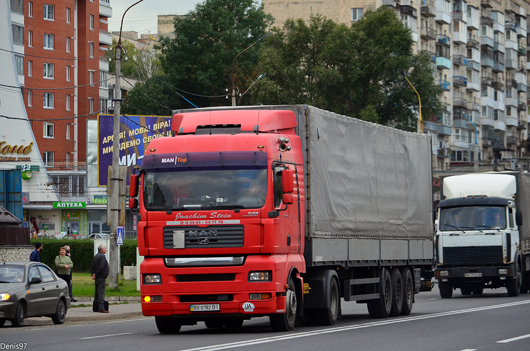 Хмельницкая область, № ВХ 0182 ВІ — MAN TGA 18.480