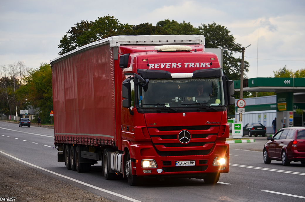 Закарпатская область, № АО 5491 ВМ — Mercedes-Benz Actros ('2009) 1844