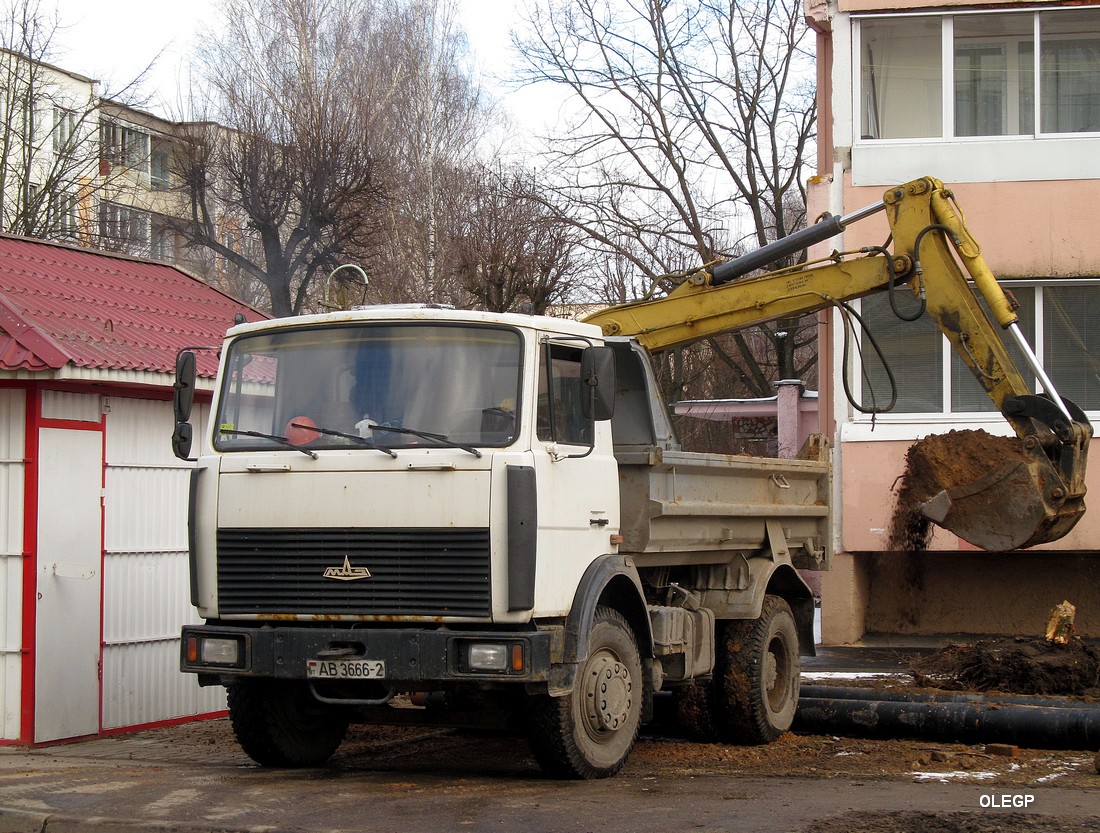 Витебская область, № АВ 3666-2 — МАЗ-5551 (общая модель)