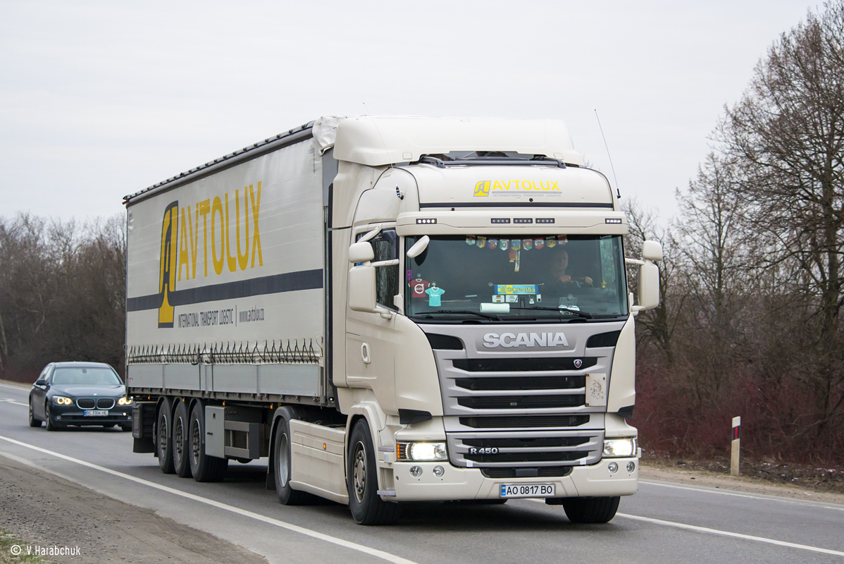 Закарпатская область, № АО 0817 ВО — Scania ('2013) R450