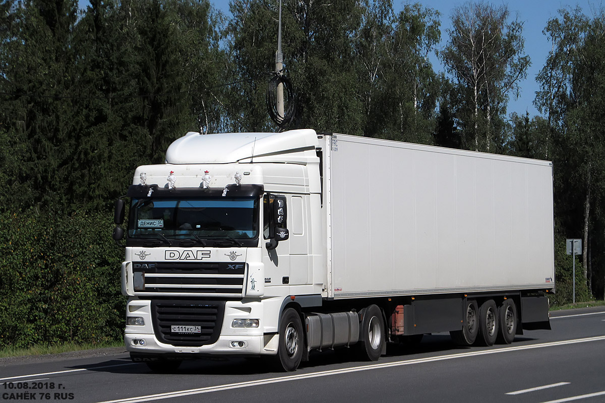 Волгоградская область, № С 111 КС 34 — DAF XF105 FT