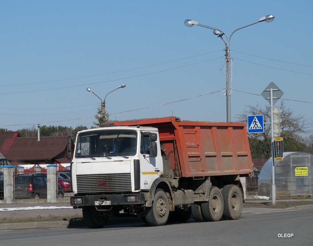 Витебская область, № АВ 6195-2 — МАЗ-5516 (общая модель)