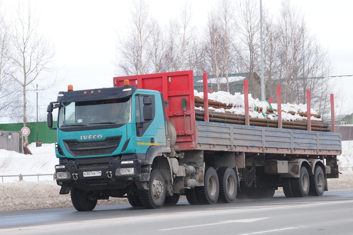 Красноярский край, № К 307 ХЕ 174 — IVECO-AMT Trakker ('2013)