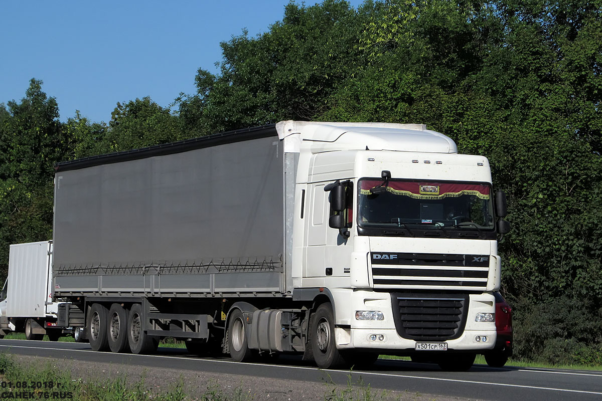 Самарская область, № Х 501 СР 163 — DAF XF105 FT