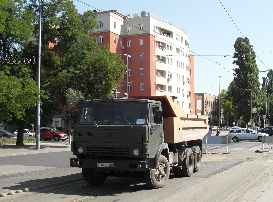 Венгрия, № BRV-280 — КамАЗ-5511; Венгрия — Работы по строительству и реконструкции трамвайной сети в Будапеште