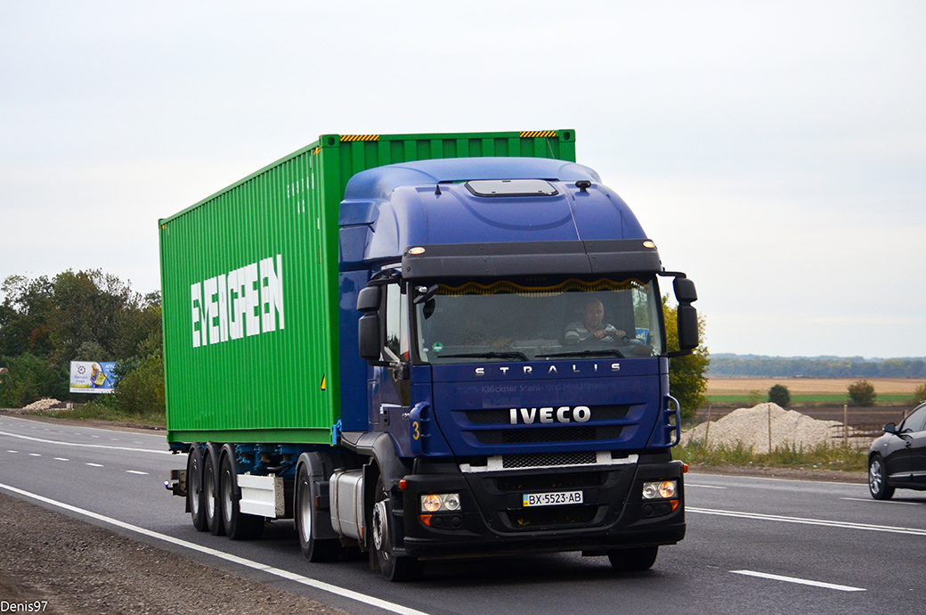 Хмельницкая область, № ВХ 5523 АВ — IVECO Stralis ('2007) 420