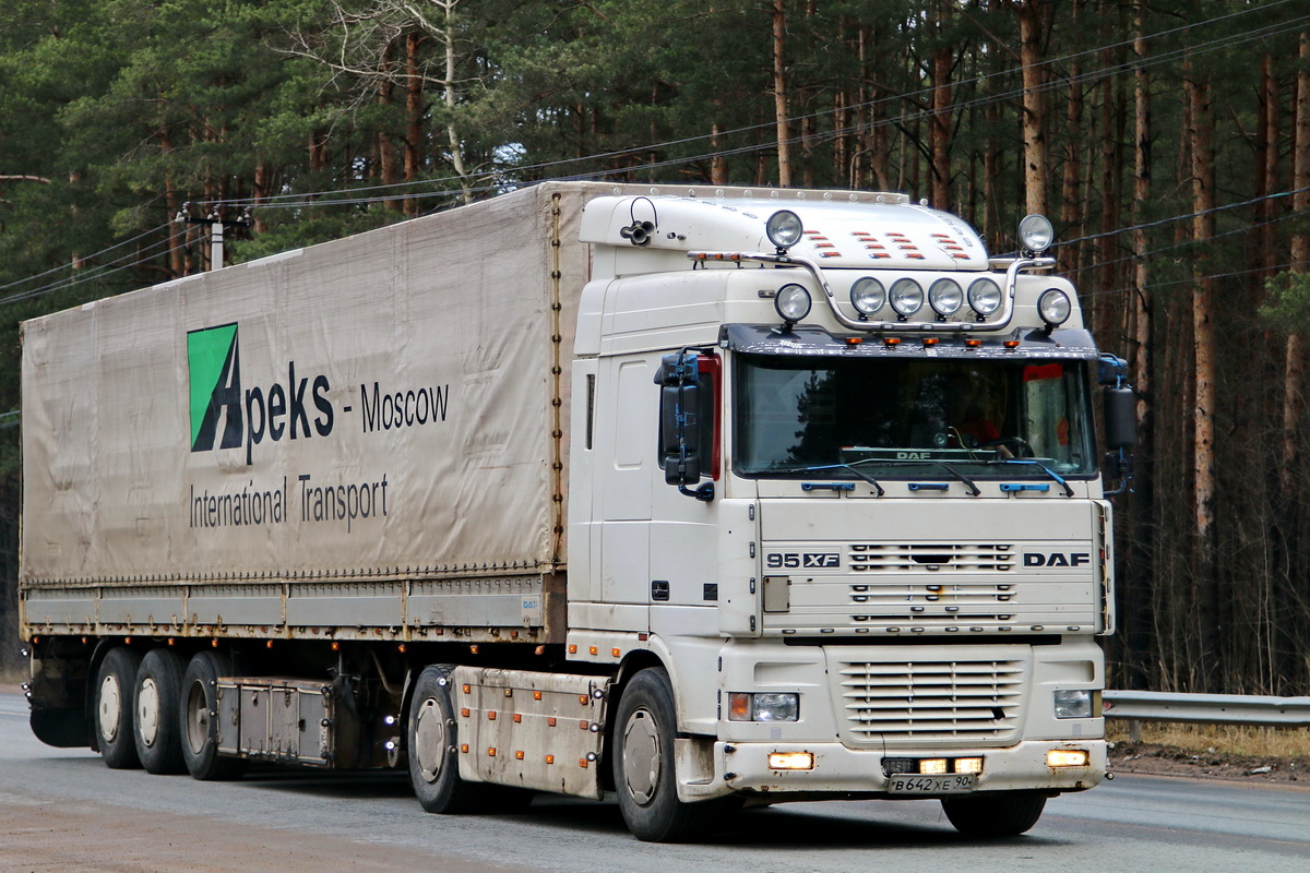 Московская область, № В 642 ХЕ 90 — DAF 95XF FT