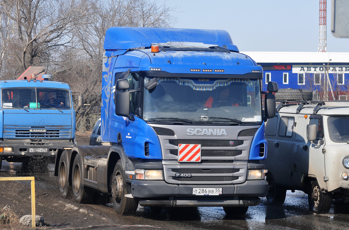 Омская область, № Т 286 ВВ 55 — Scania ('2011) P400