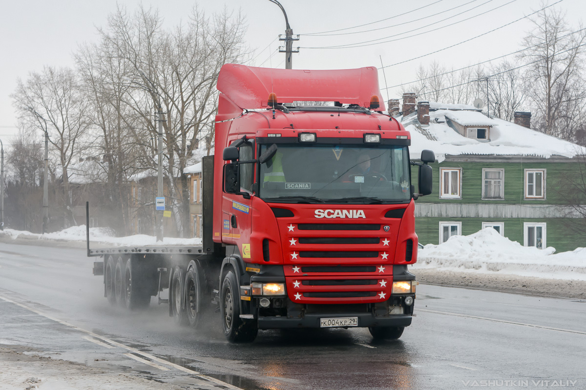 Архангельская область, № К 004 КР 29 — Scania ('2009) R420