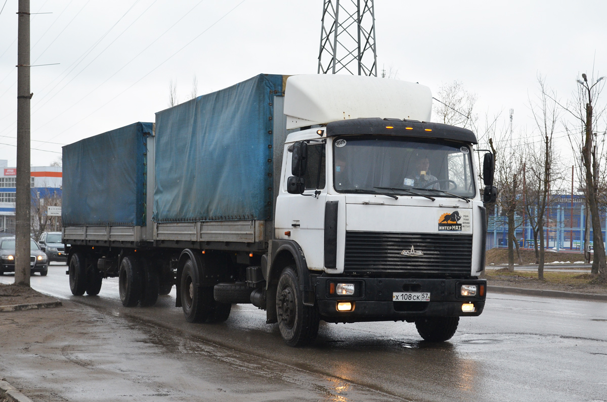 Орловская область, № Х 108 СК 57 — МАЗ-5336 (общая модель)