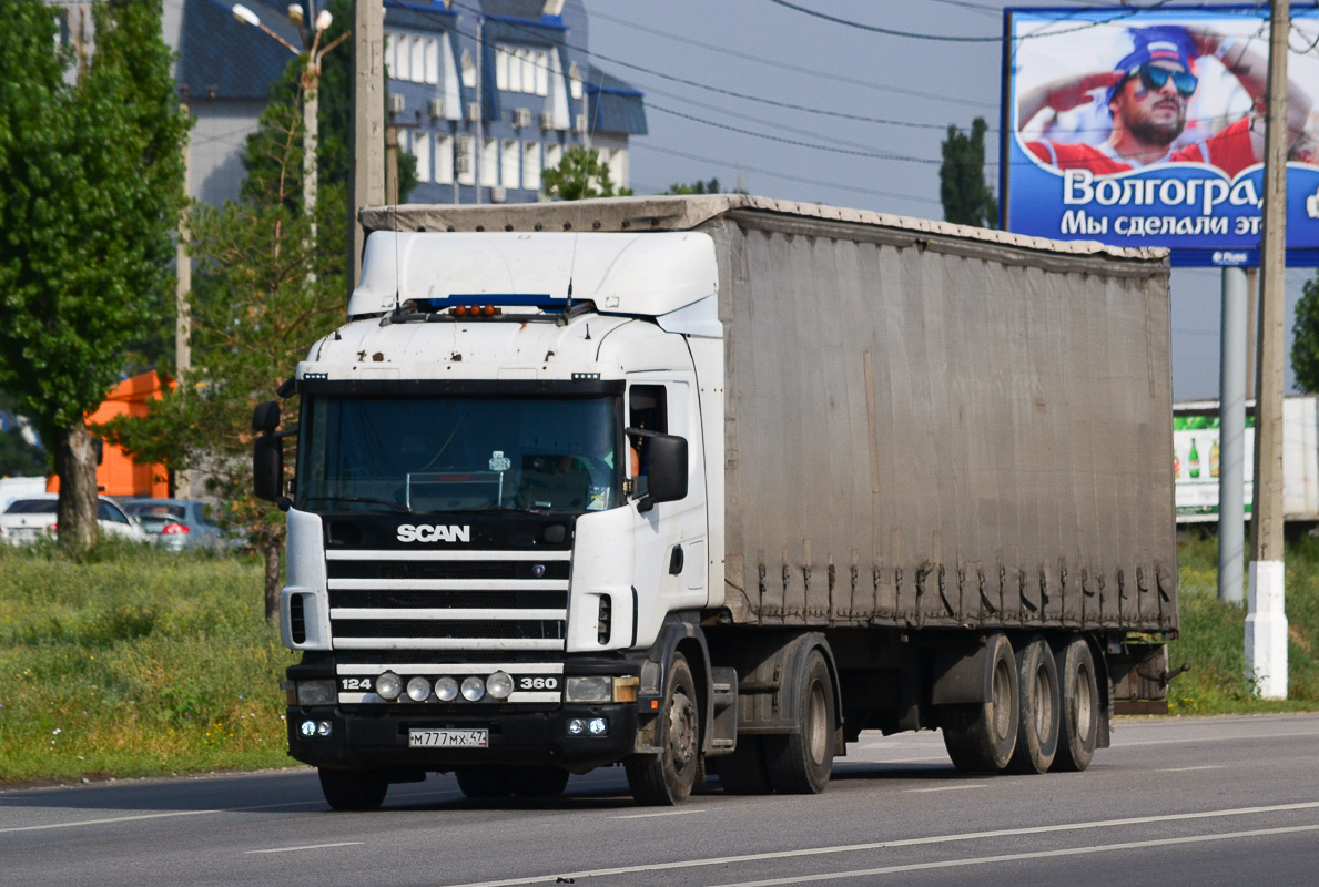 Ленинградская область, № М 777 МХ 47 — Scania ('1996) R124L