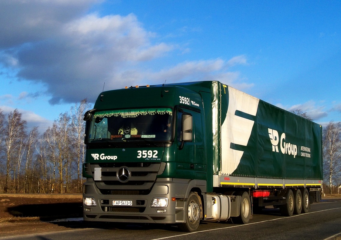 Минск, № 3592 — Mercedes-Benz Actros ('2009) 1844