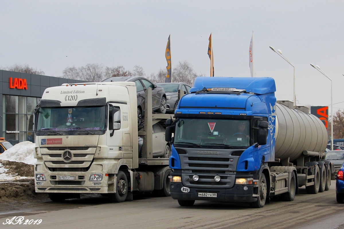 Тамбовская область, № М 682 ТХ 68 — Scania ('2011) P340