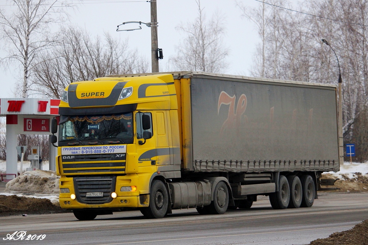 Тамбовская область, № Н 679 ОС 68 — DAF XF105 FT