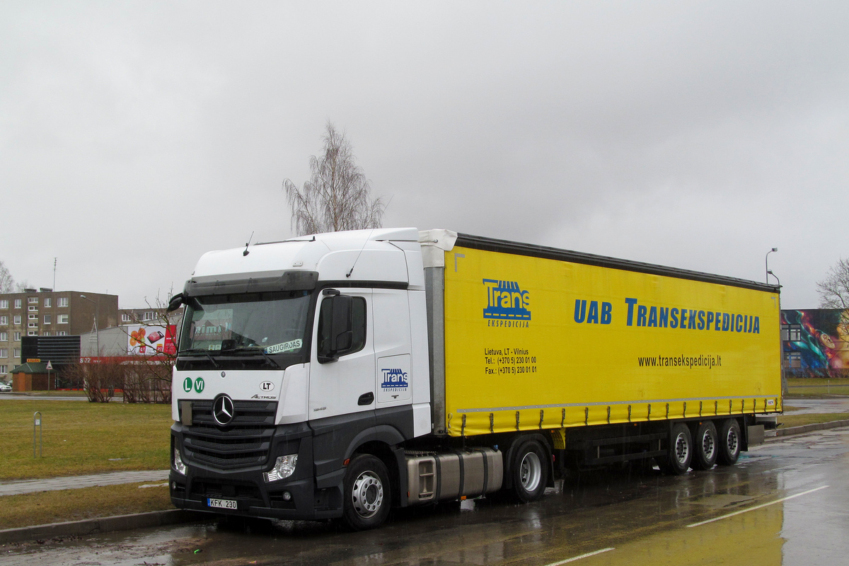 Литва, № KFK 230 — Mercedes-Benz Actros ('2011) 1845