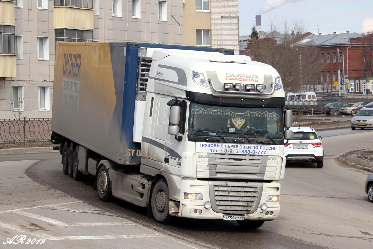 Тамбовская область, № Н 359 УТ 68 — DAF XF105 FT