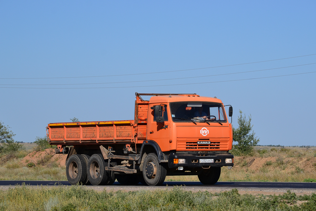 Волгоградская область, № С 232 ХМ 34 — КамАЗ-65115-15 [65115R]