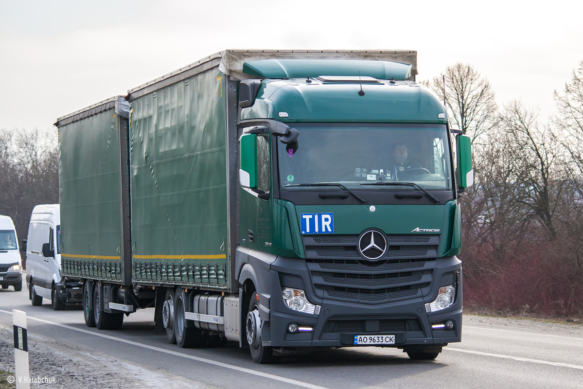 Закарпатская область, № АО 9633 СК — Mercedes-Benz Actros ('2011) 2545