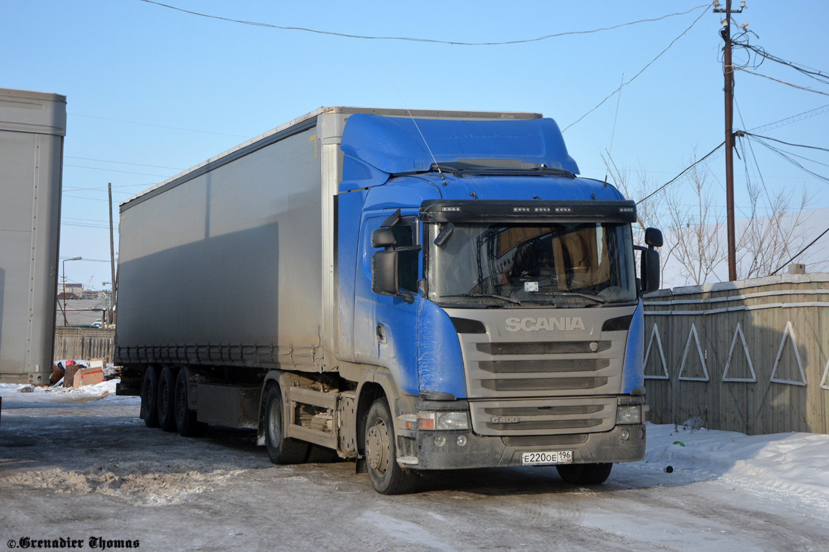 Свердловская область, № Е 220 ОЕ 196 — Scania ('2013) G440