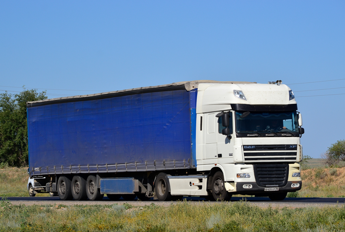 Ханты-Мансийский автоном.округ, № В 426 ХР 86 — DAF XF105 FT