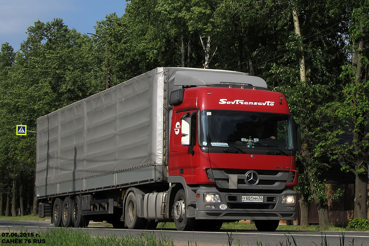 Брянская область, № У 601 ММ 32 — Mercedes-Benz Actros ('2003) 1841