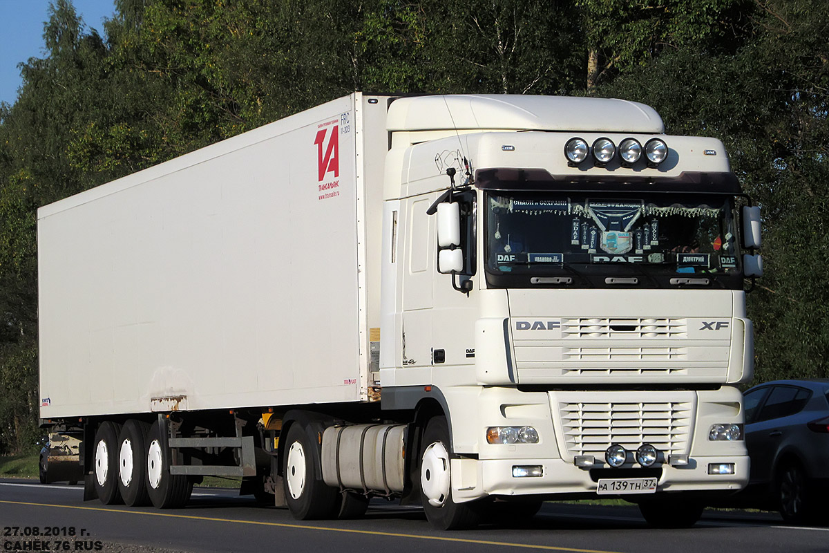 Ивановская область, № А 139 ТН 37 — DAF XF95 FT