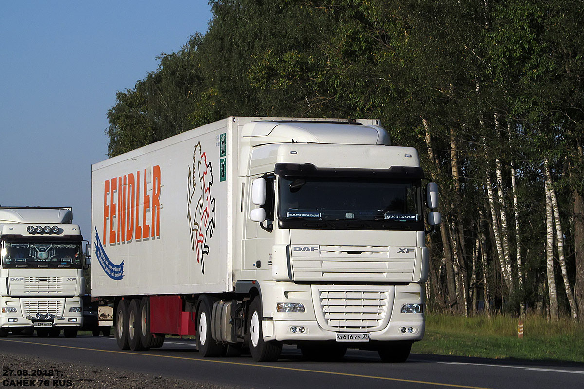 Ивановская область, № А 616 УУ 37 — DAF XF105 FT