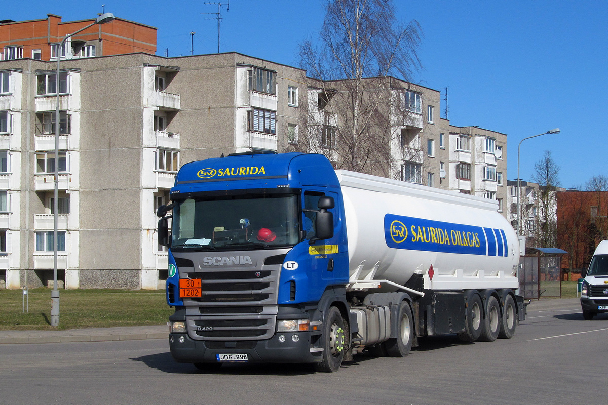 Литва, № JDG 998 — Scania ('2009) R420