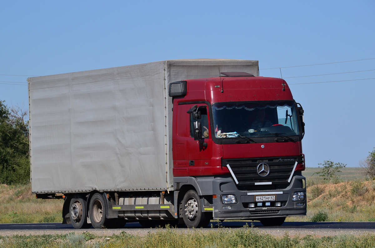 Смоленская область, № А 421 МР 67 — Mercedes-Benz Actros ('2003) 2536